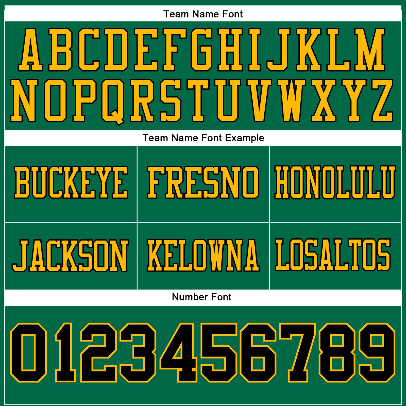 Custom Kelly Green Black-Gold Authentic Football Jersey view 4