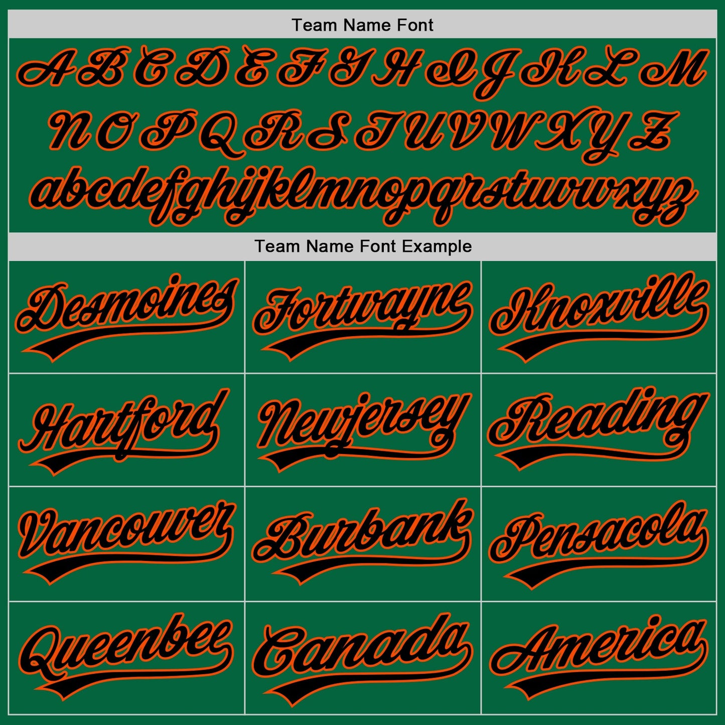 Custom Kelly Green Black-Orange Authentic Baseball Jersey view 4