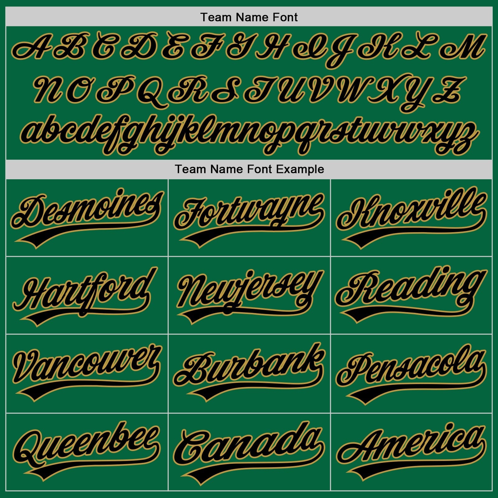 Custom Kelly Green Black-Old Gold Authentic Baseball Jersey view 4