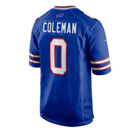 B.Bills #0 Keon Coleman 2024 Draft Player Game Jersey - Royal American Football Jerseys - Main View