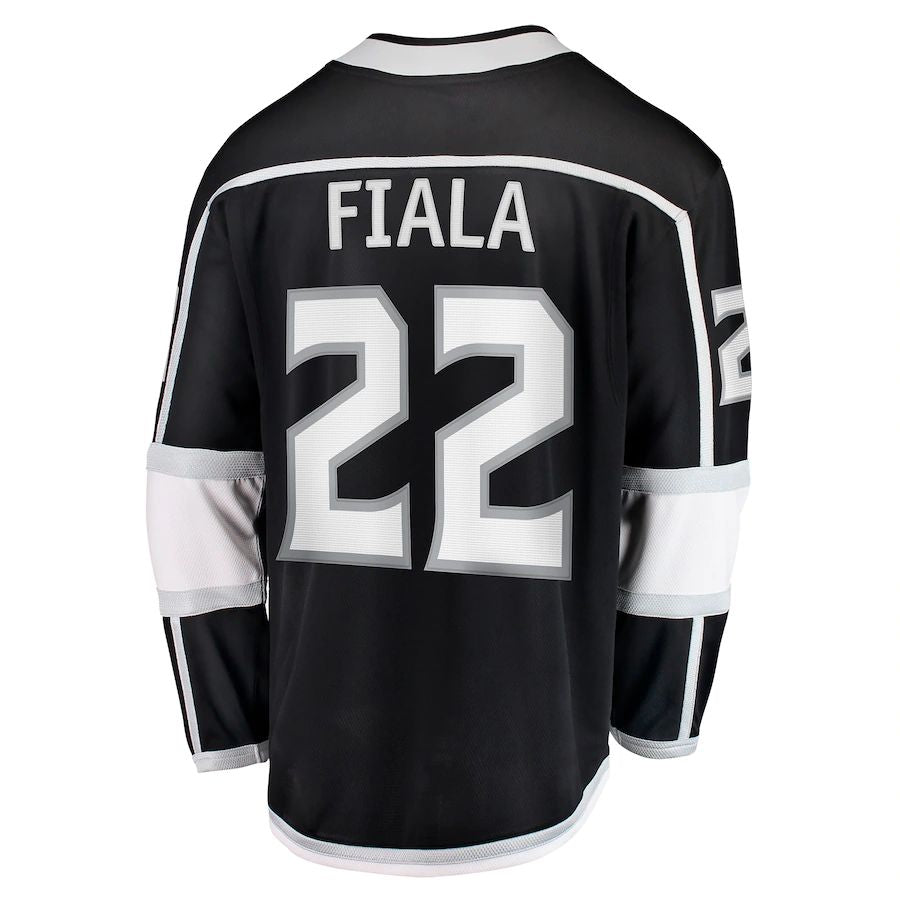 LA.Kings #32 Jonathan Quick Fanatics Branded Home Breakaway Player Jersey Black Stitched American Hockey Jerseys - Main View