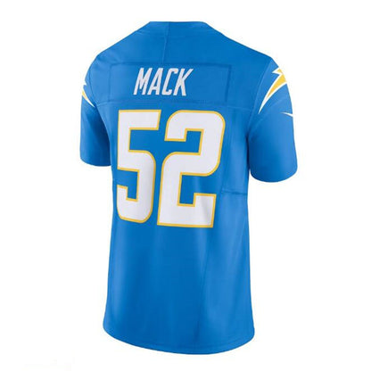 LA.Chargers #52 Khalil Mack Vapor F.U.S.E. Limited Jersey - Powder Blue Stitched American Football Jerseys - Main View