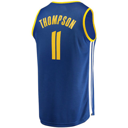 G.State Warriors #11 Klay Thompson Fanatics Branded 2022 Finals Champions Fast Break Replica Player Jersey Royal Icon Edition Stitched American Basketball Jersey - Main View