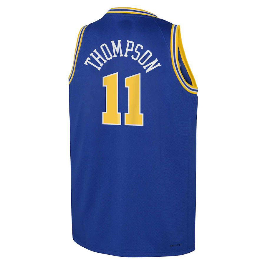 G.State Warriors #11 Klay Thompson 2022-23 Swingman Jersey Blue Classic Edition Stitched American Basketball Jersey - Main View