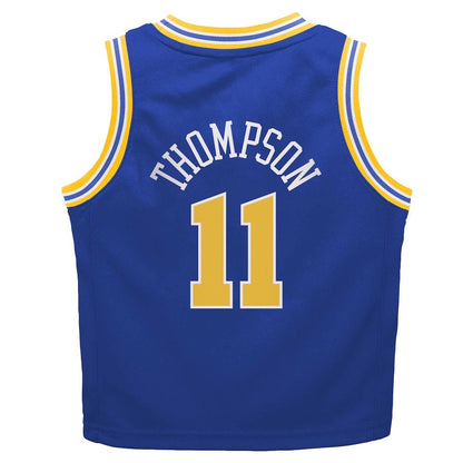 G.State Warriors #11 Klay Thompson Preschool 2022-23 Swingman Jersey Blue Classic Edition Stitched American Basketball Jersey - Main View