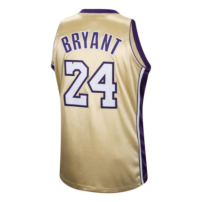 LA.Lakers #24 Kobe Bryant Mitchell & Ness Hall of Fame Class of 2020  Classics Jersey Gold Stitched American Basketball Jersey - Main View