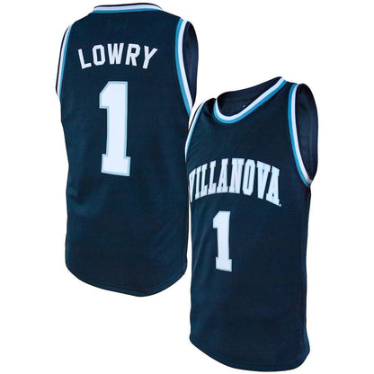 V.Wildcats #1 Kyle Lowry Original Retro Brand Alumni Basketball Jersey Navy Stitched American College Jerseys - Main View