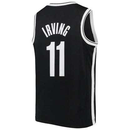 B.Nets #11 Kyrie Irving Swingman Jersey  Icon Edition Black Stitched American Basketball Jersey - Main View