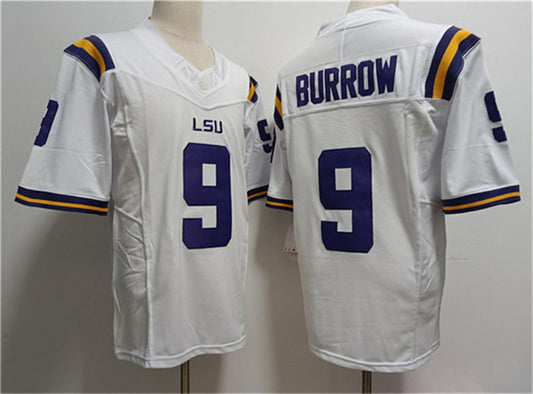L.Tigers #9 Joe Burreaux White 2023 Stitched Baseball Jersey American College Jerseys - Main View