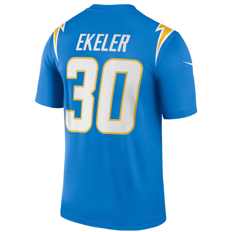 LA.Chargers #30 Austin Ekeler Powder Blue Legend Jersey Stitched American Football Jerseys - Main View