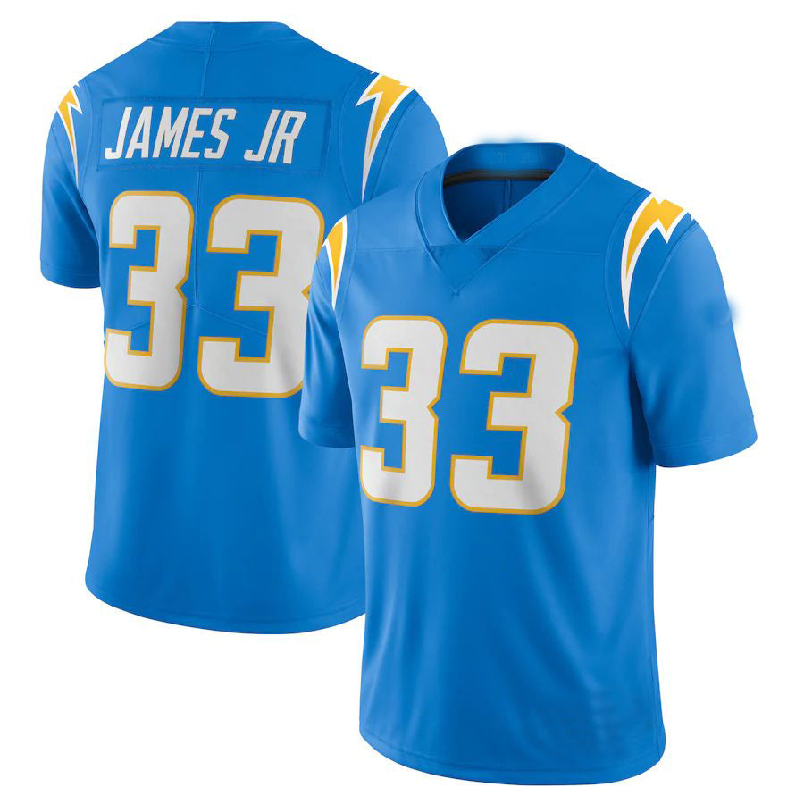 LA.Chargers #33 Derwin James.JR Powder Blue Vapor Limited Jersey Stitched American Football Jerseys - Main View