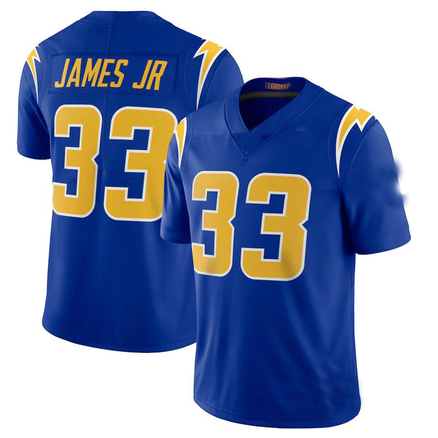 LA.Chargers #33 Derwin James Royal 2nd Alternate Vapor Limited Jersey Stitched American Football Jerseys - Main View