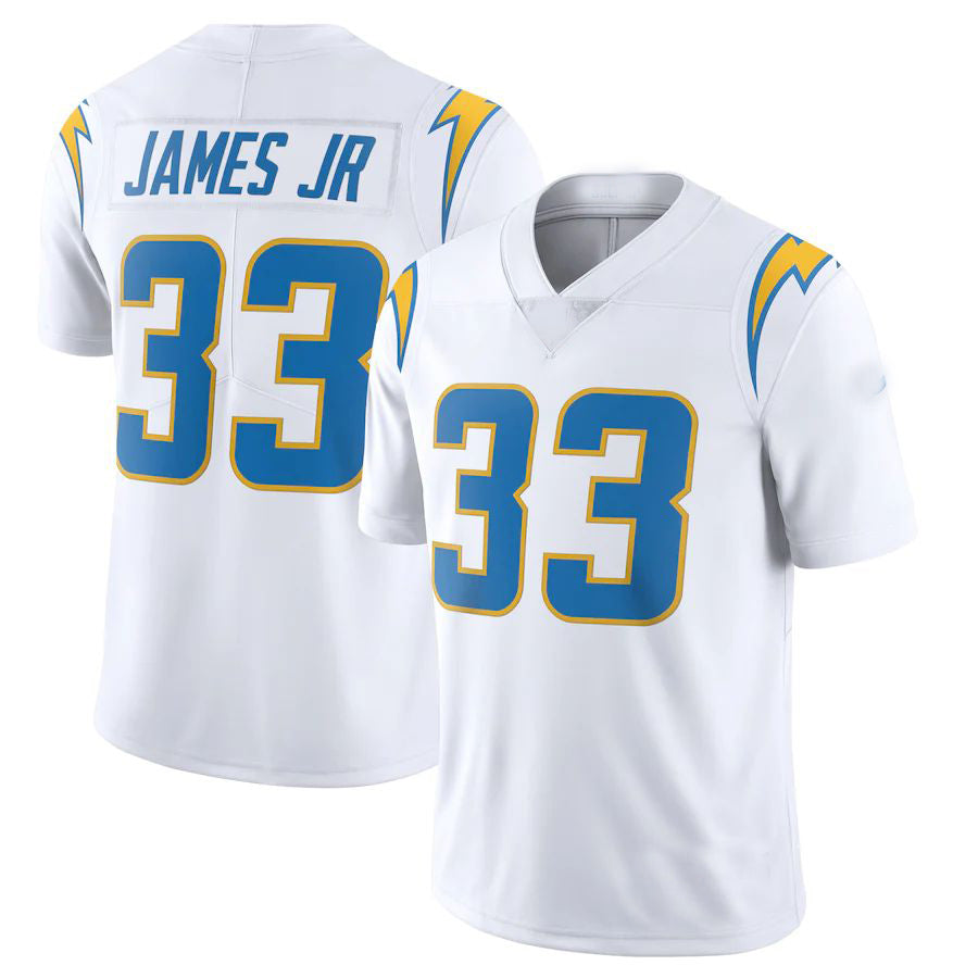 LA.Chargers #33 Derwin James White Vapor Limited Jersey Stitched American Football Jerseys - Main View
