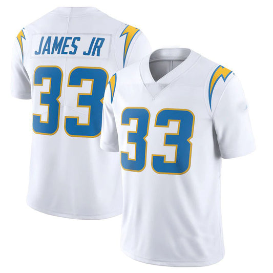 LA.Chargers #33 Derwin James White Vapor Limited Jersey Stitched American Football Jerseys - Main View
