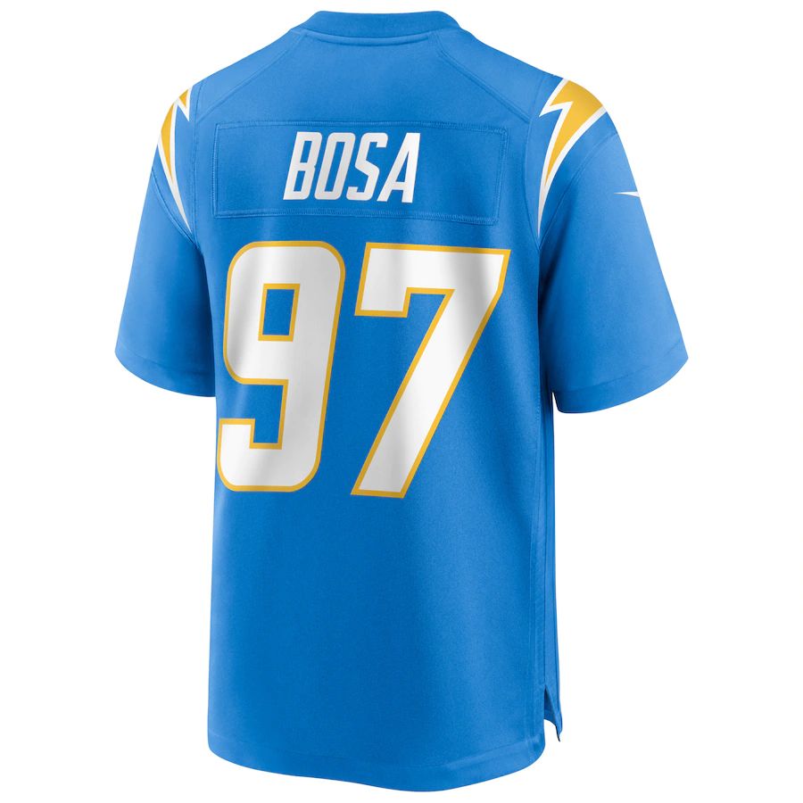 LA.Chargers #97 Joey Bosa Powder Blue Game Player Jersey Stitched American Football Jerseys - Main View
