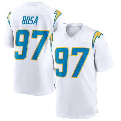 LA.Chargers #97 Joey Bosa  White Game Jersey Stitched American Football Jerseys - Main View