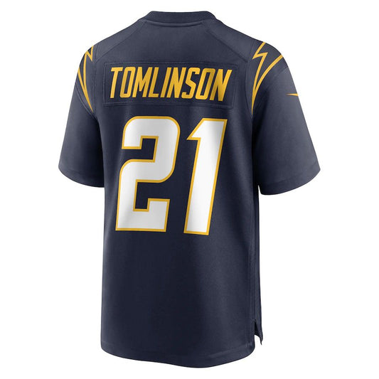 LA.Chargers #21 LaDainian Tomlinson Navy Retired Player Jersey Stitched American Football Jerseys - Main View
