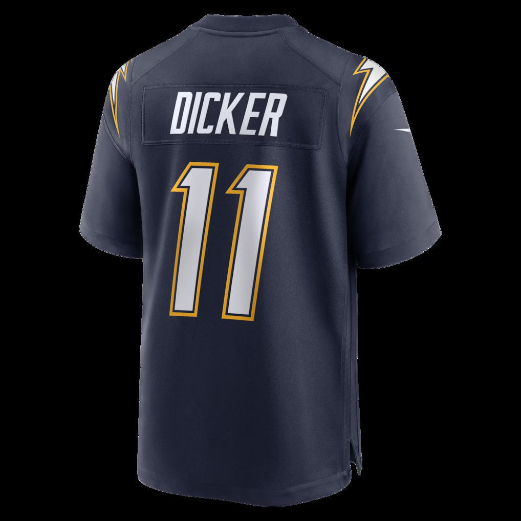 LA.Chargers #11 Cameron Dicker Navy Alternate Game Stitched American Football Jerseys - Main View