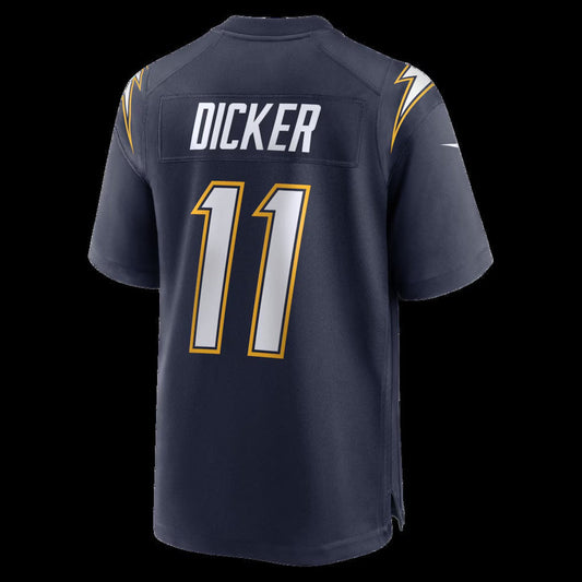LA.Chargers #11 Cameron Dicker Navy Alternate Game Stitched American Football Jerseys - Main View