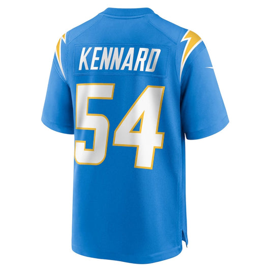 LA.Chargers #54 Kyle Kennard Powder Blue Team Game Stitched American Football Jerseys - Main View
