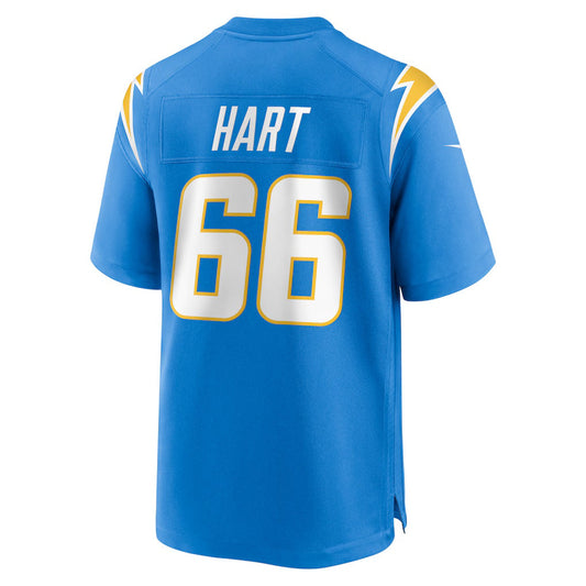 LA.Chargers #66 Bobby Hart Powder Blue Team Game Stitched American Football Jerseys - Main View