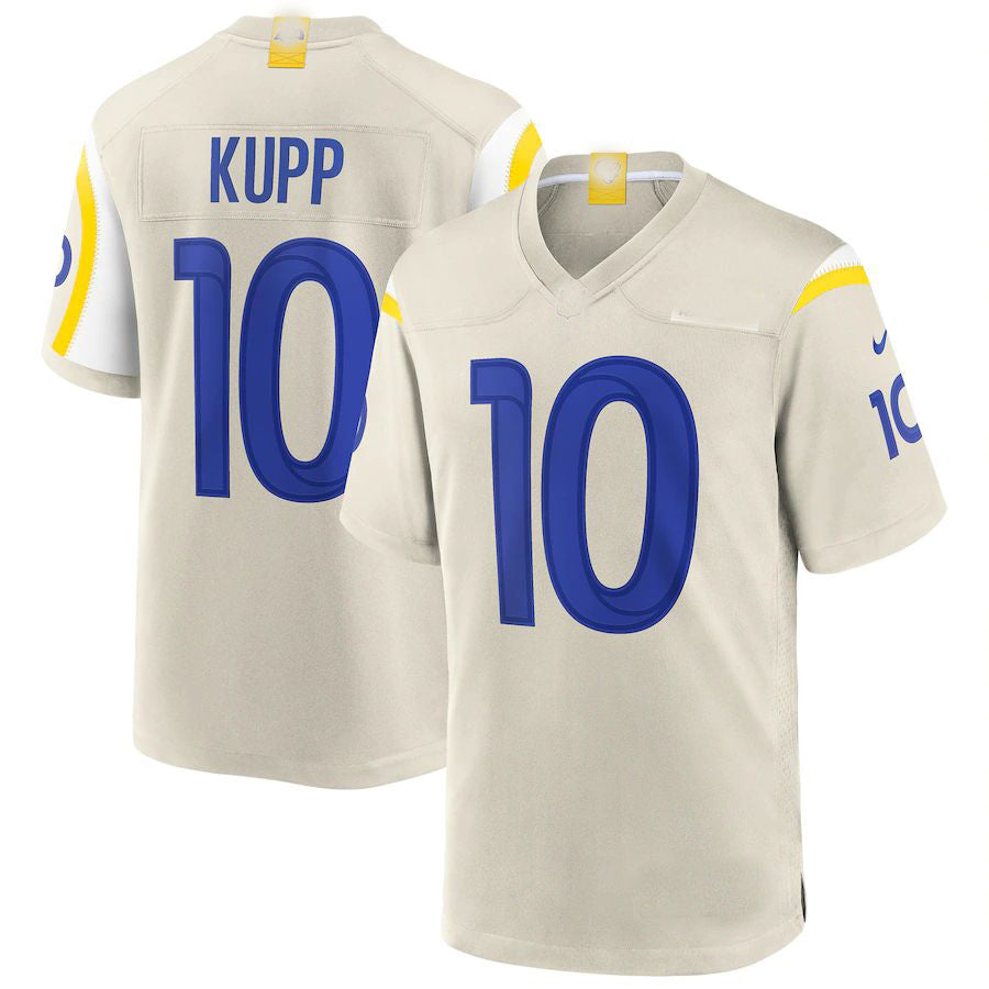 LA.Rams #10 Cooper Kupp Bone Game Jersey Stitched American Football Jersey - Main View