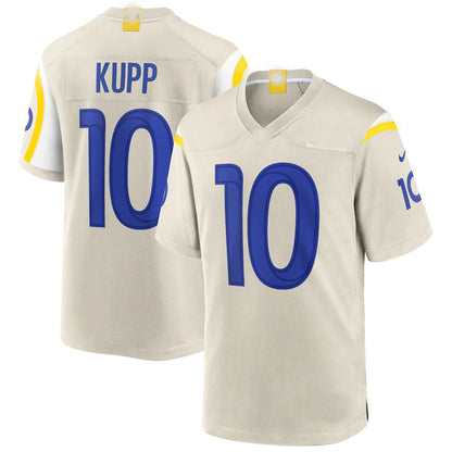 LA.Rams #10 Cooper Kupp Bone Game Jersey Stitched American Football Jersey - Main View