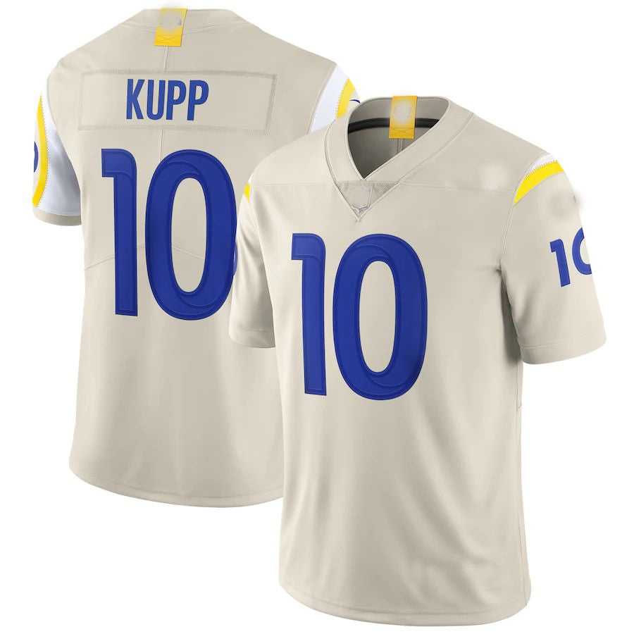 LA.Rams #10 Cooper Kupp Bone Vapor Limited Jersey Stitched American Football Jersey - Main View