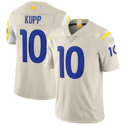 LA.Rams #10 Cooper Kupp Bone Vapor Limited Jersey Stitched American Football Jersey - Main View