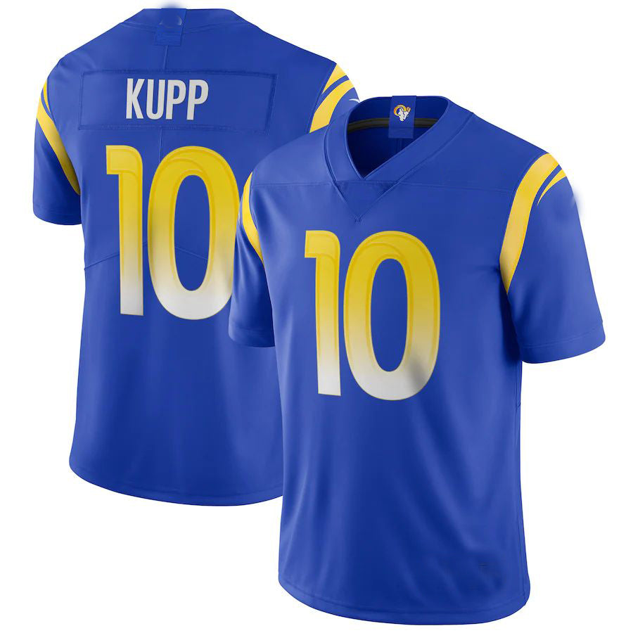 LA. Rams #10 Cooper Kupp Royal Vapor Limited Jersey Stitched American Football Jersey - Main View