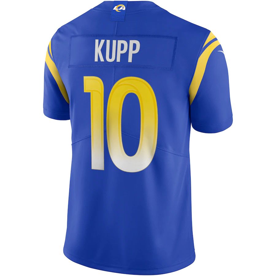 LA.Rams #10 Cooper Kupp Royal Vapor Limited Jersey Stitched American Football Jersey - Main View