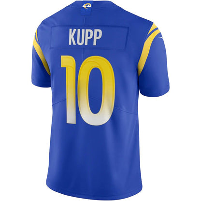 LA.Rams #10 Cooper Kupp Royal Vapor Limited Jersey Stitched American Football Jersey - Main View