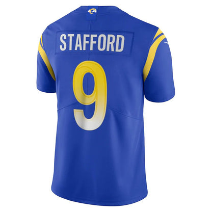 LA.Rams #9 Matthew Stafford Royal Vapor Limited Jersey Stitched American Football Jersey - Main View