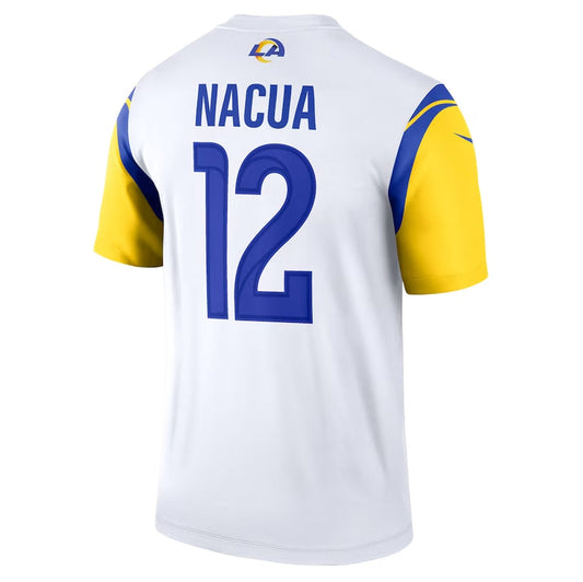 LA.Rams #12 Puka Nacua White White Legend Stitched American Football Jerseys - Main View
