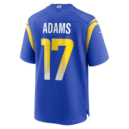 LA.Rams #17 Davante Adams Royal Game Stitched American Football Jerseys - Main View