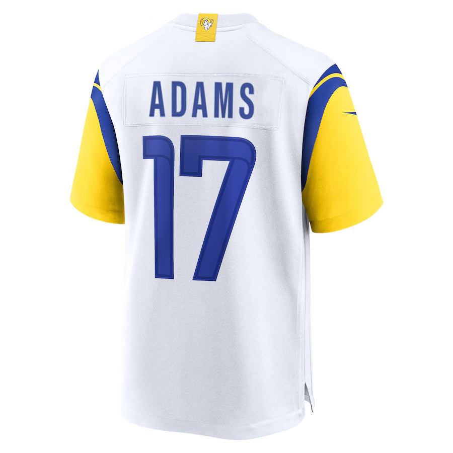 LA.Rams #17 Davante Adams White Game Stitched American Football Jerseys - Main View
