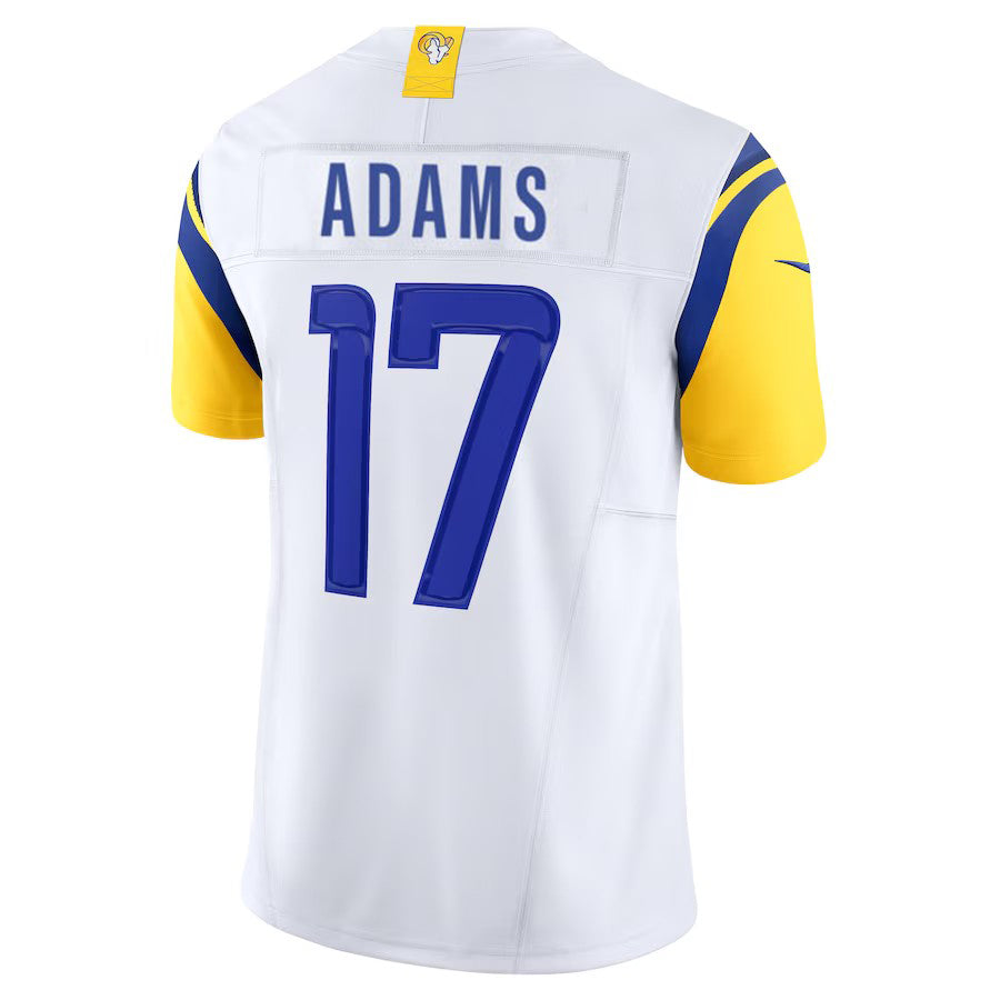 LA.Rams #17 Davante Adams White Vapor F.U.S.E. Limited Stitched American Football Jerseys - Main View