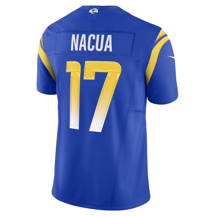 LA.Rams #17 Puka Nacua Royal Vapor F.U.S.E. Limited Stitched American Football Jerseys - Main View