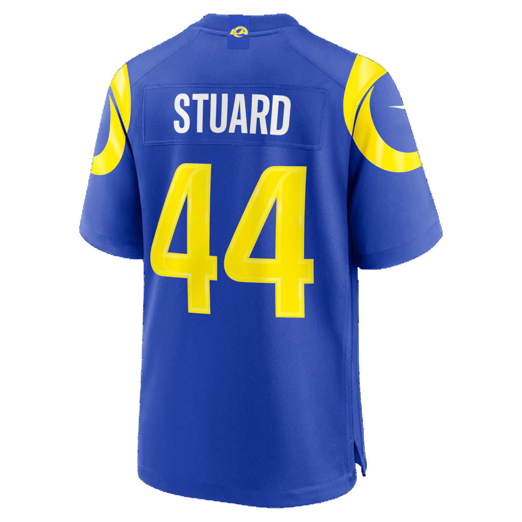 LA.Rams #44 Grant Stuard Royal Team Game Stitched Football American Jersey - Main View