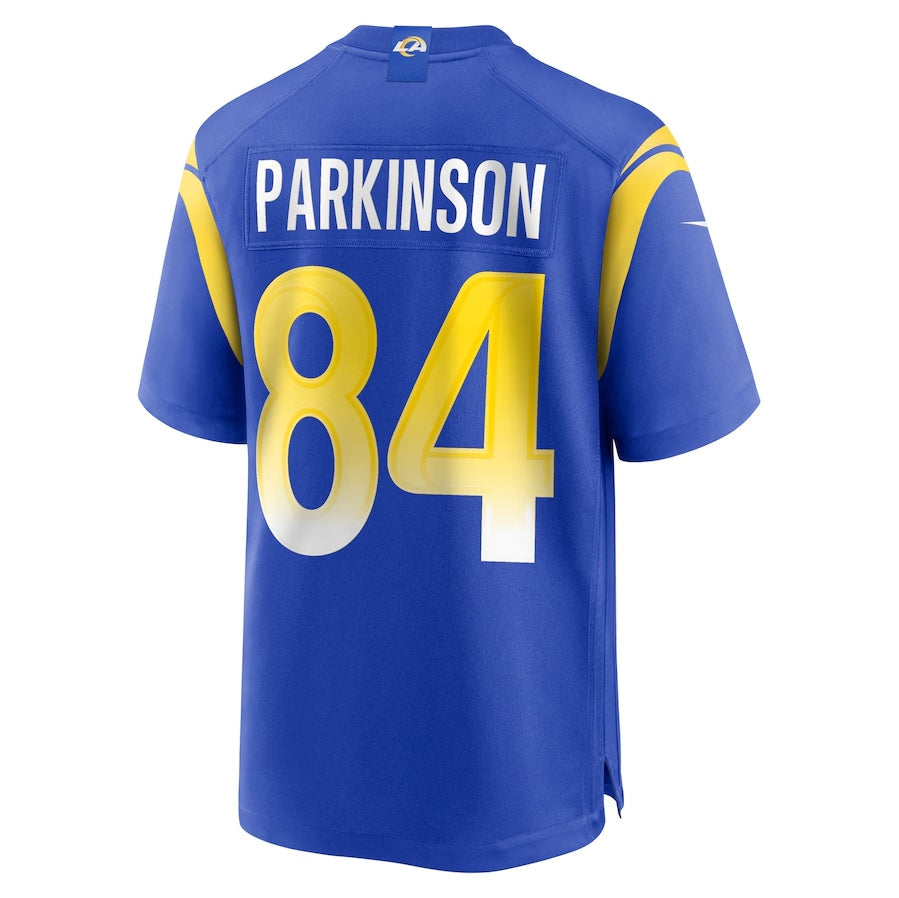 LA.Rams #84 Colby Parkinson Royal Team Game Stitched American Football Jerseys - Main View