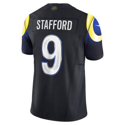 LA.Rams #9 Matthew Stafford 2025 Rivalries Collection Limited Jersey - Midnight Blue Stitched American Football Jerseys - Main View