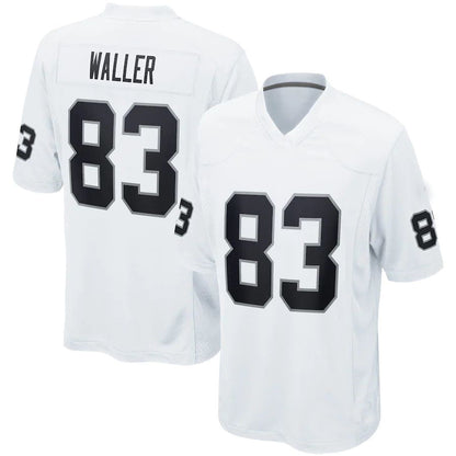 L.Raiders #83 Darren Waller White Game Jersey Stitched American Football Jerseys - Main View