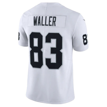 L.Raiders #83 Darren Waller White Vapor Limited Jersey Stitched American Football Jerseys - Main View