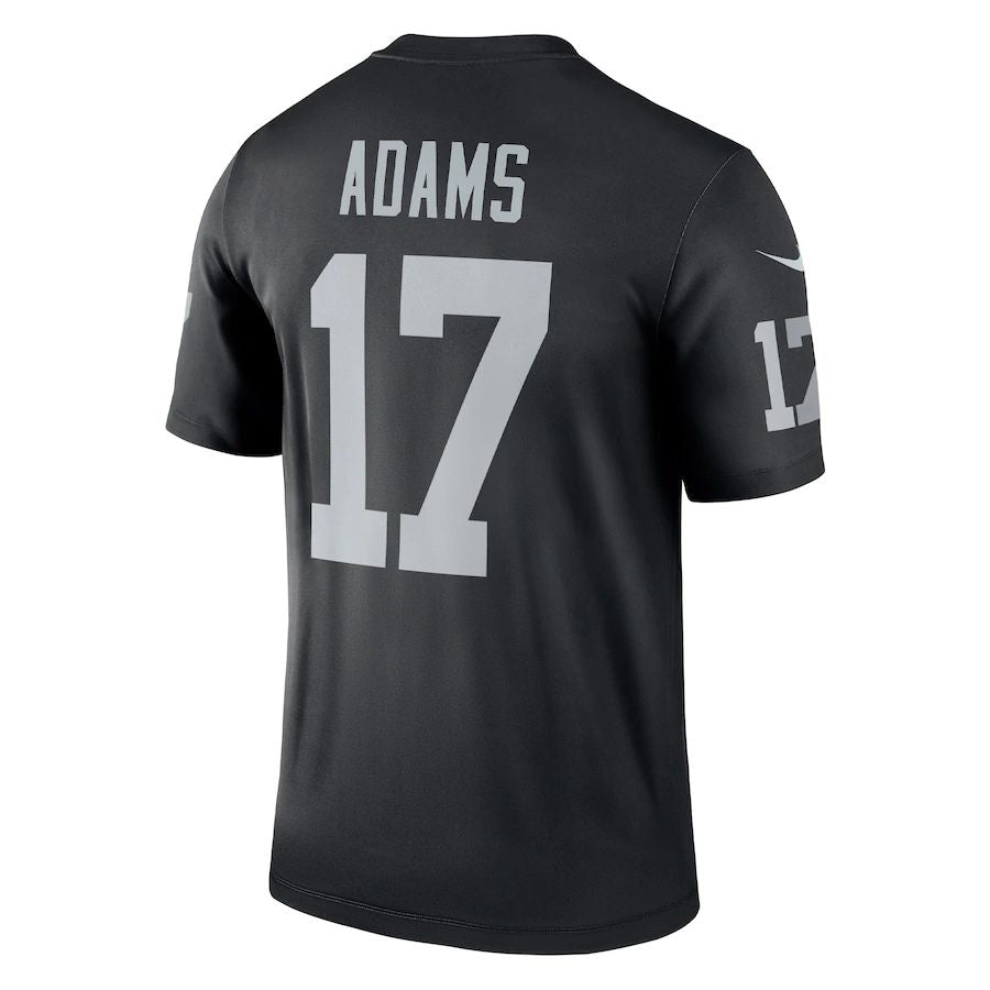 L.Raiders #17 Davante Adams Black Legend Jersey Stitched American Football Jerseys - Main View