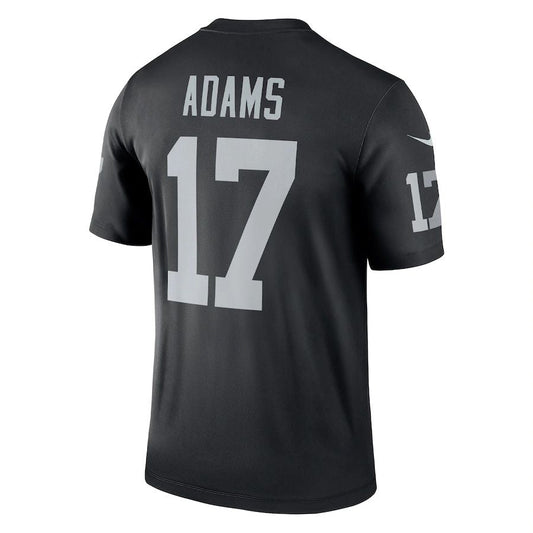 L.Raiders #17 Davante Adams Black Legend Jersey Stitched American Football Jerseys - Main View