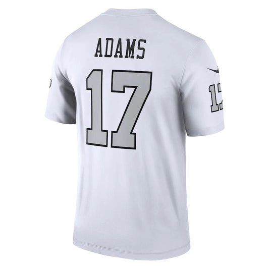 L.Raiders #17 Davante Adams White Alternate Legend Jersey Stitched American Football Jerseys - Main View