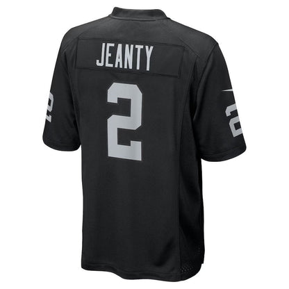 LV.Raiders #2 Ashton Jeanty Black Team Limited Stitched American Football Jerseys - Main View