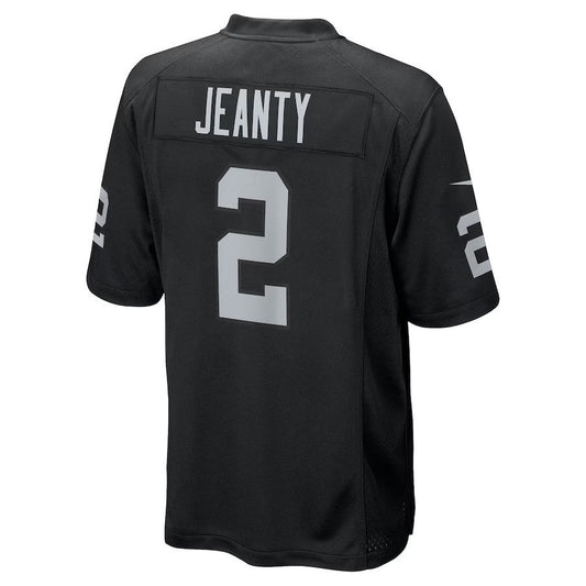 LV.Raiders #2 Ashton Jeanty Black Team Limited Stitched American Football Jerseys - Main View