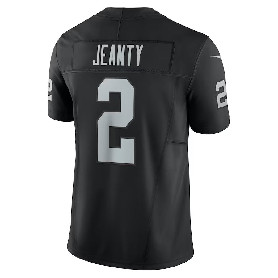 LV.Raiders #2 Ashton Jeanty Black Team Limited Stitched American Football Jerseys - Main View