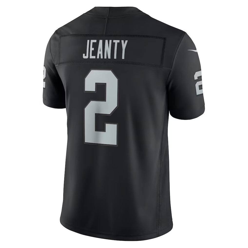 LV.Raiders #2 Ashton Jeanty Black Team Vapor F.U.S.E. Stitched Limited Football Jersey - Main View